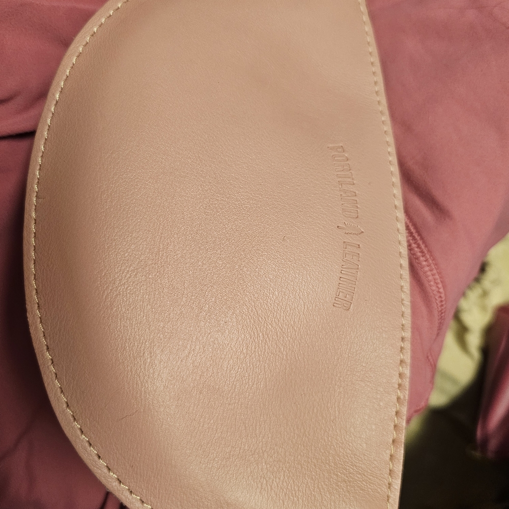 NWOT Portland Leather Vintage Pink Seesaw Slider Pouch Lg (I also have the sm)